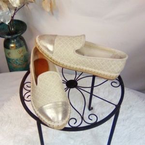 Universal Thread Tan Carly Slip on Shoes, Size 7